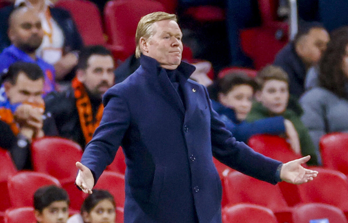 試合を振り返ったロナルド・クーマン監督