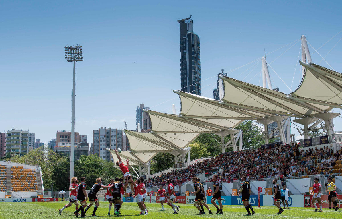 香港の繁華街・旺角(Mong Kok)にある旺角大球場