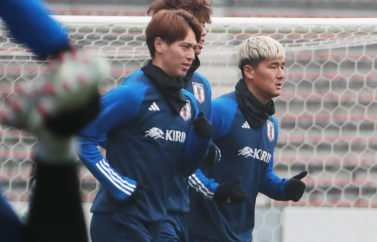 試合翌日も汗を流す植中朝日