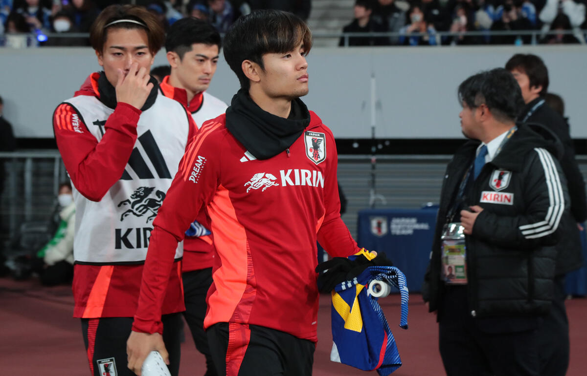 久保建英は北朝鮮戦で出番がなかった