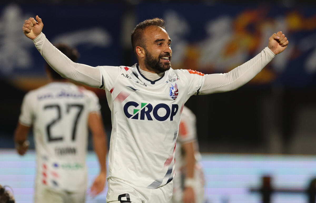 逆転ゴールを決めたガブリエル・シャビエル