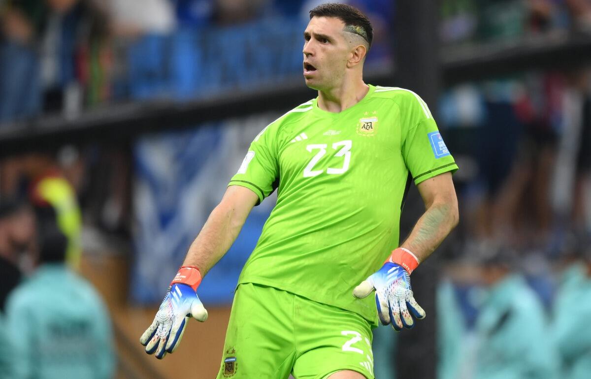 アルゼンチン代表の守護神エミリアーノ・マルティネス