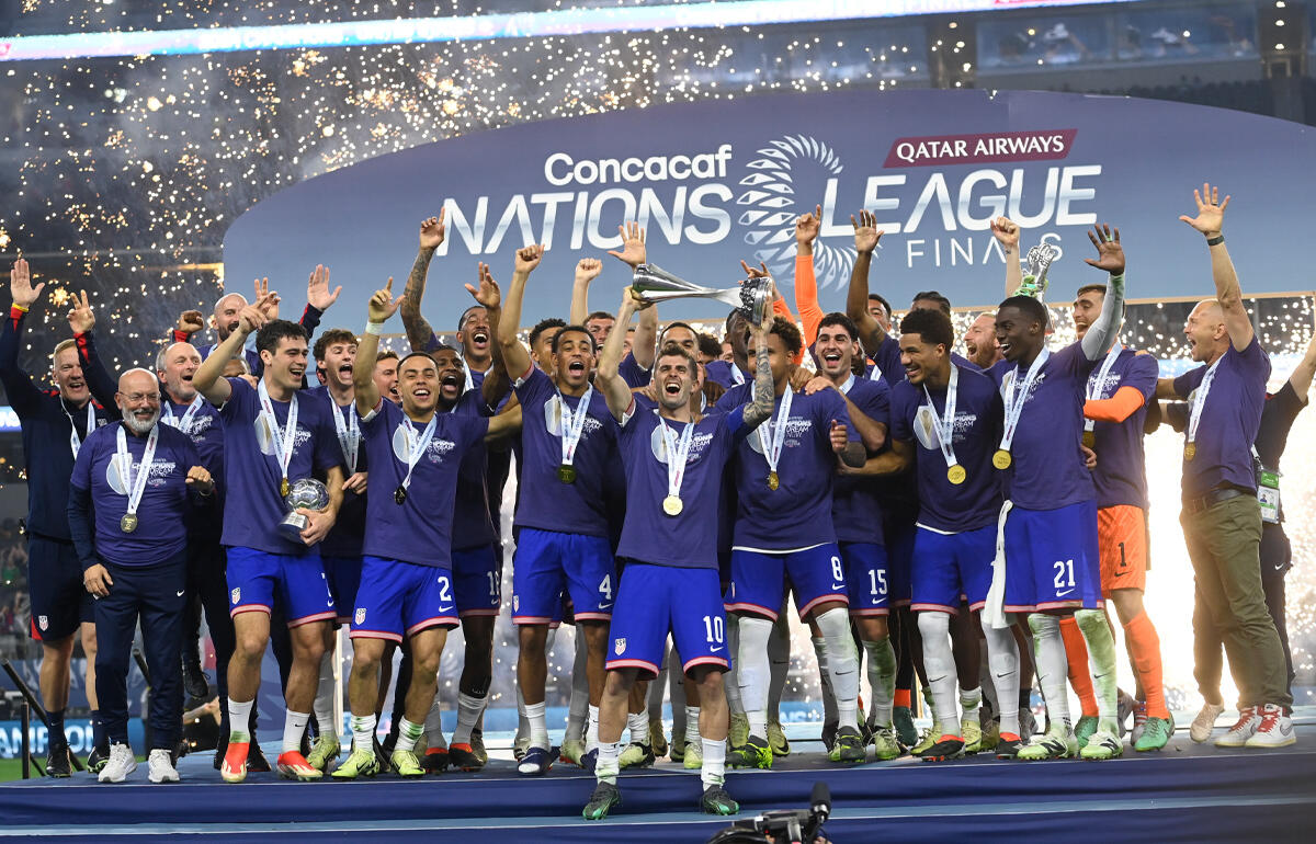 大会3連覇を達成したアメリカ代表