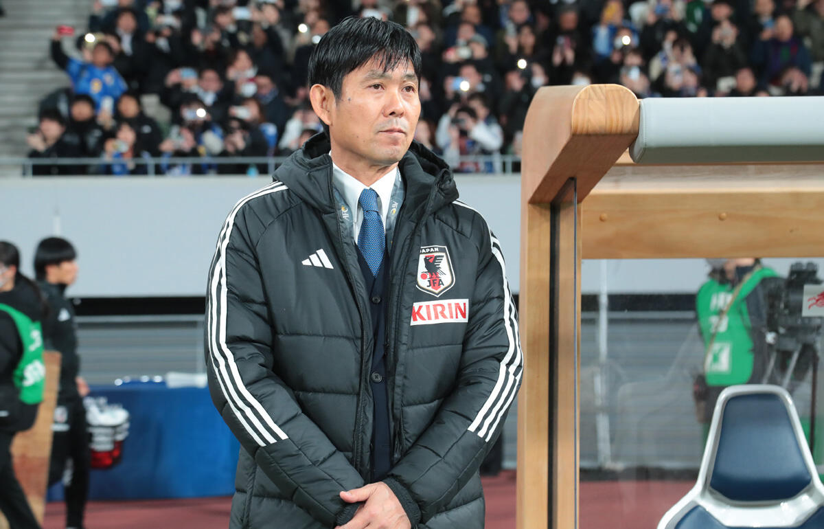 北朝鮮戦の中止について言及した森保一監督