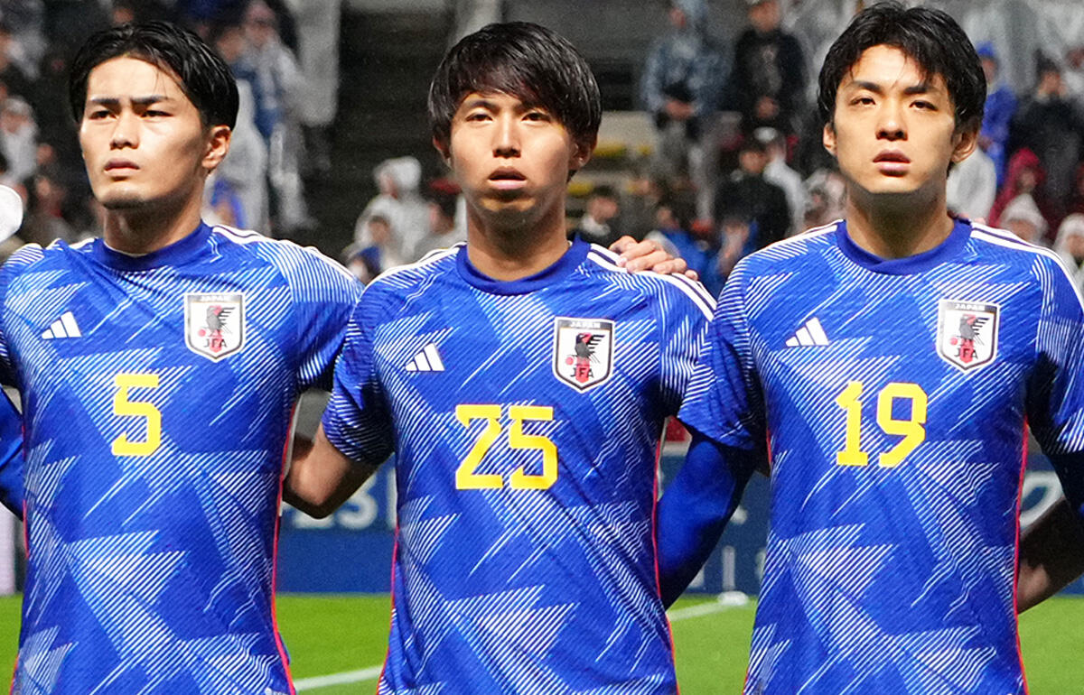 日本のクリーンシートに貢献した鈴木海音