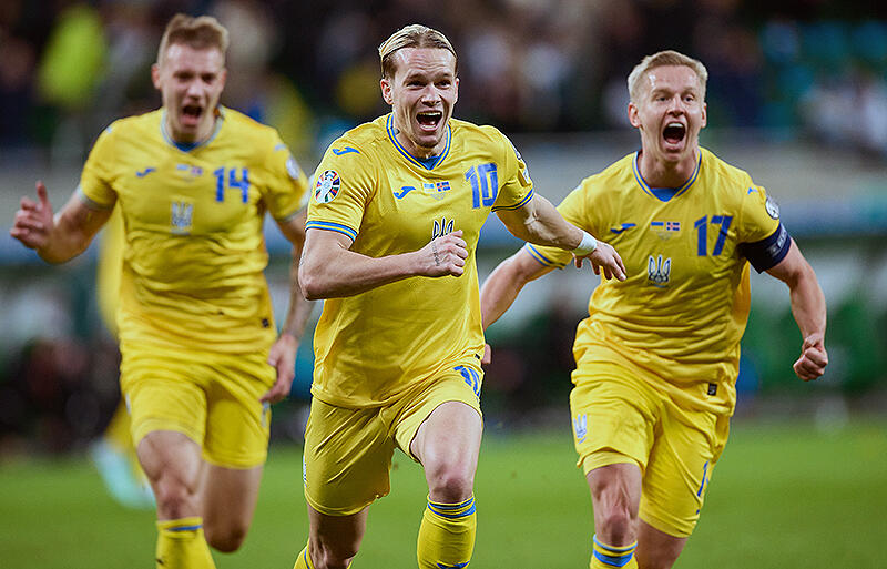 ムドリク弾で逆転突破のウクライナ