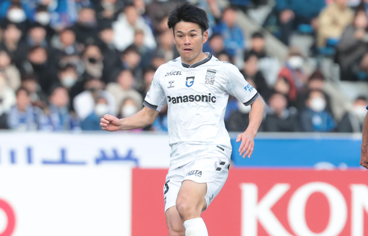 今季からガンバ大阪でプレーする岸本武流