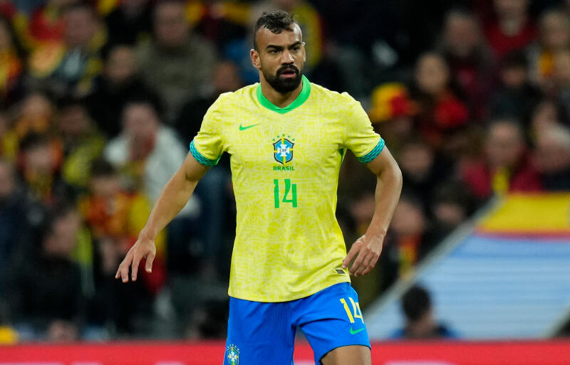 ブラジル代表デビューのファブリシオ・ブルーノ。