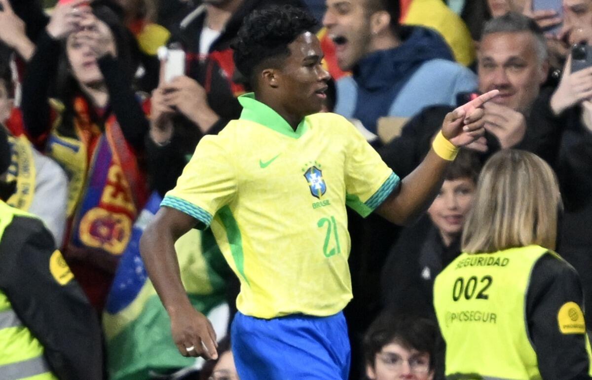 スペイン戦でもゴールを決めたブラジル代表FWエンドリッキ