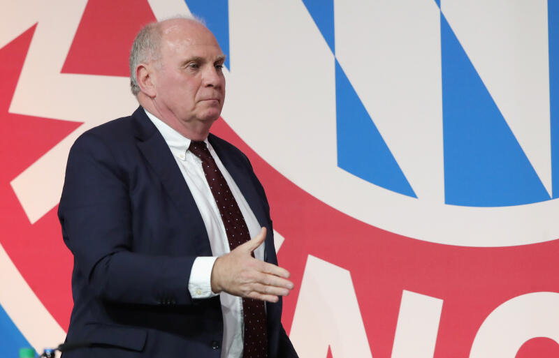 バイエルン名誉会長のヘーネス氏。