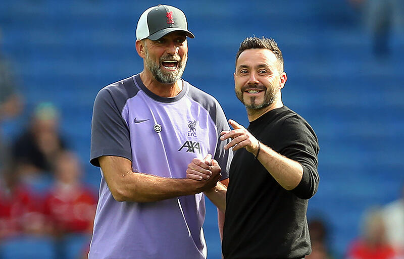 指揮官にも注目集まるリバプールvsブライトン