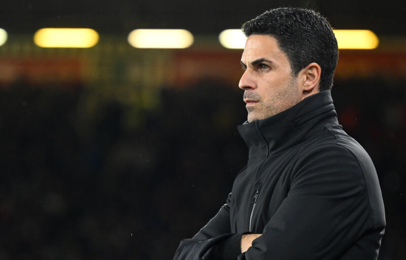 アーセナルを率いるアルテタ監督。