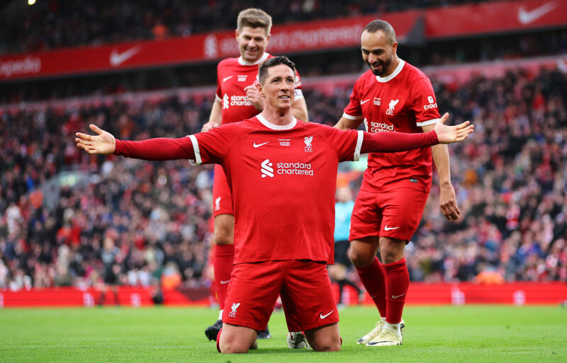 先のレジェンドマッチで活躍したトーレス氏。