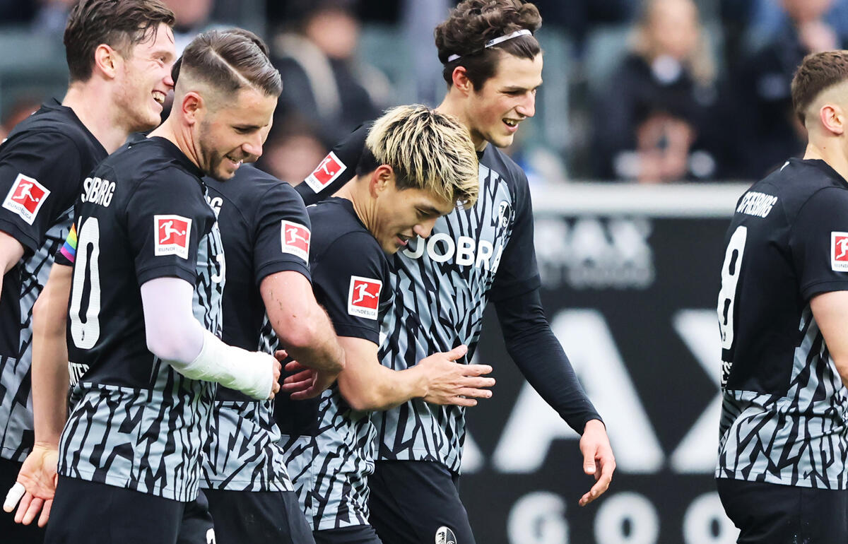 今季のブンデスリーガ4点目を決めた堂安律