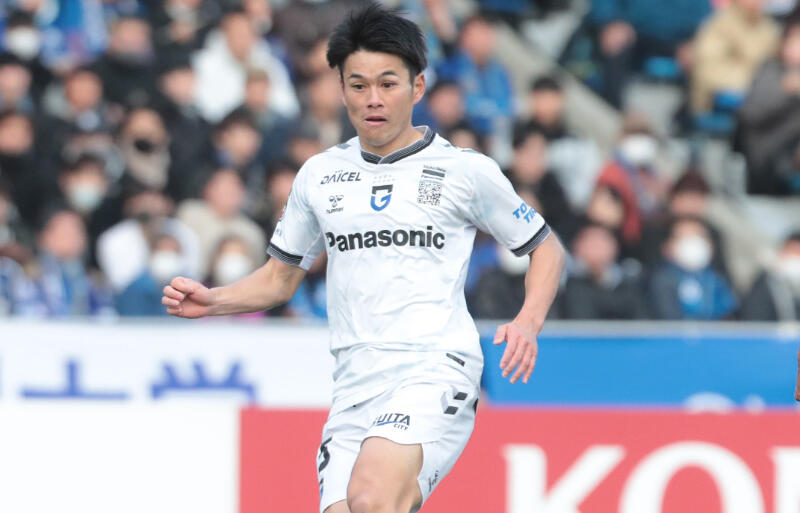 G大阪でプレーする岸本武流。