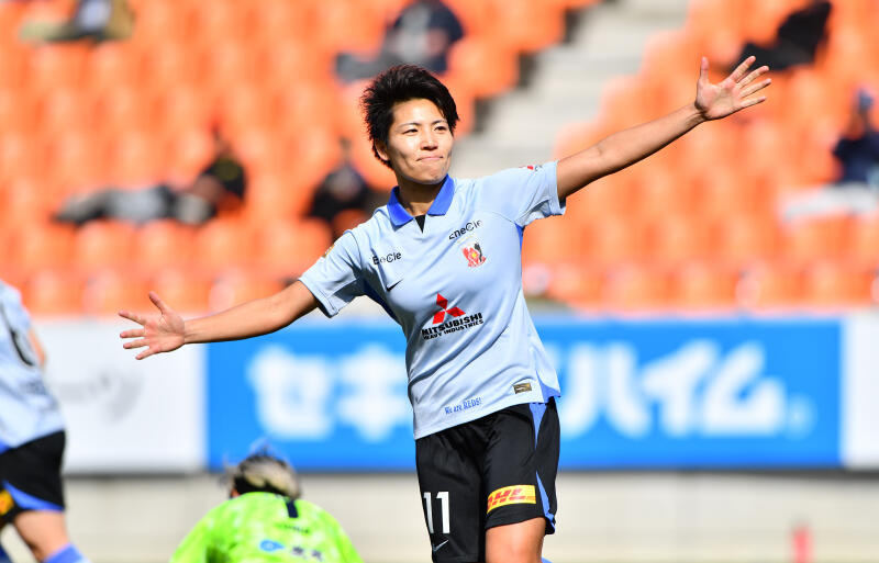 WEリーグ記録をさらに更新する7戦連発の浦和FW清家貴子。