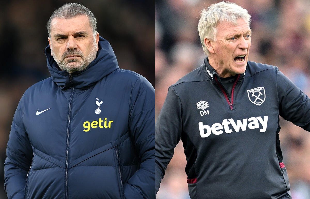 ポステコグルー監督(左 )とモイーズ監督