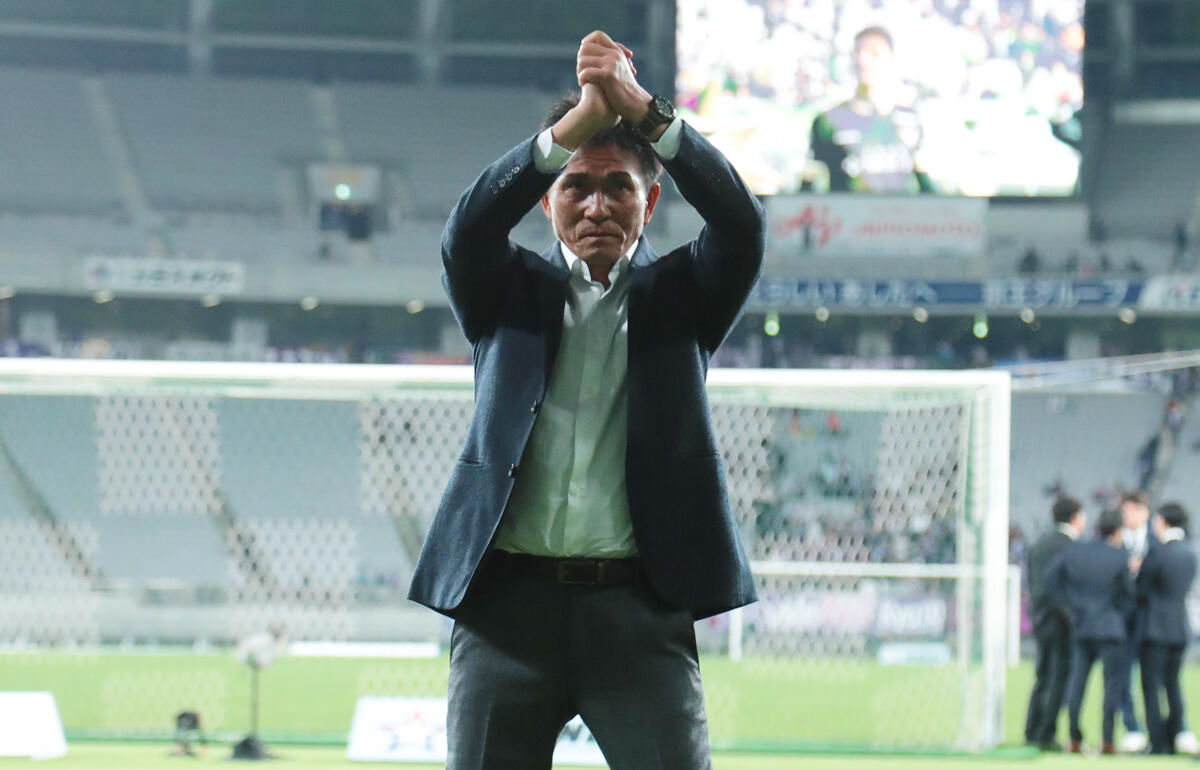 今季J1初勝利を手にした東京Vの城福浩監督(写真は第5節の京都戦)