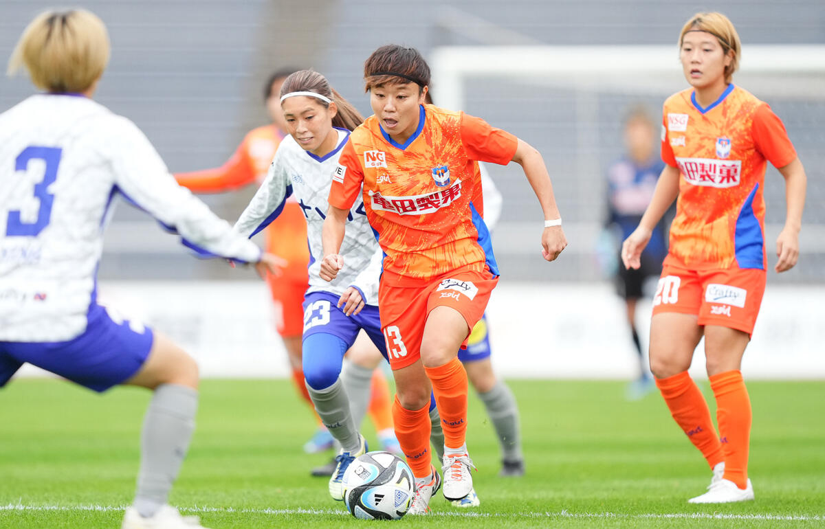 アルビレックス新潟レディースのMF杉田亜未(写真は第2節)