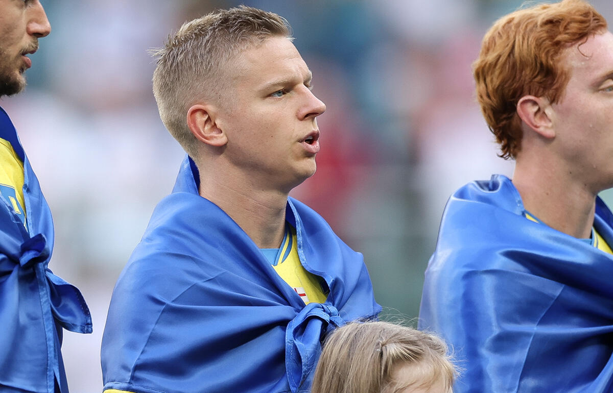 ウクライナ代表のキャプテンでもあるジンチェンコ