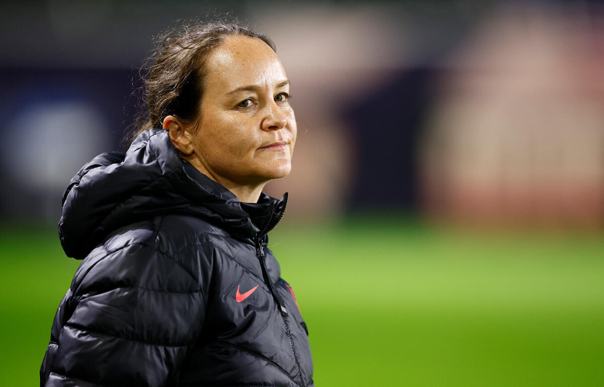 アメリカ女子代表の暫定監督を務めるトゥウィラ・キルゴア氏