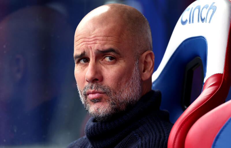 シティを率いるグアルディオラ監督。