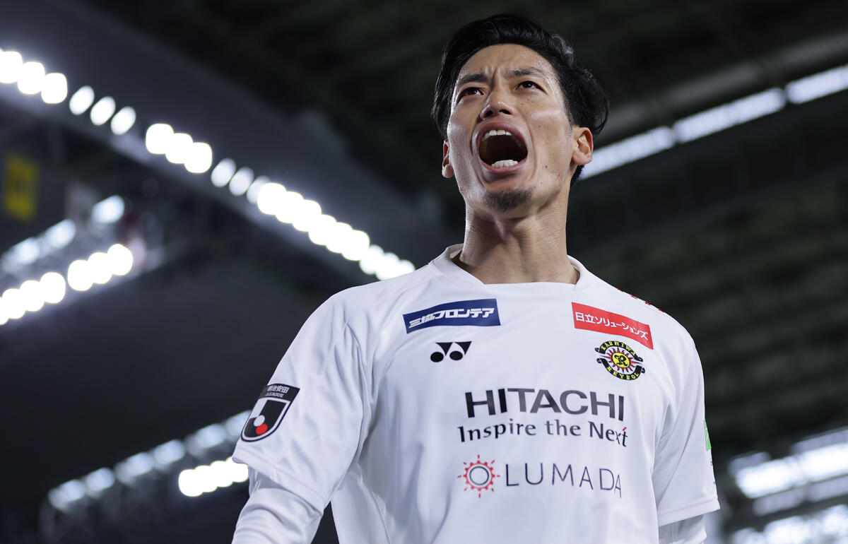 同点ゴールを決めた柏FW木下康介