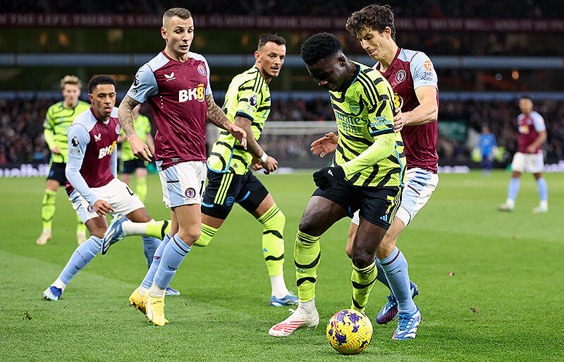 最注目はアーセナルvsアストンビラ