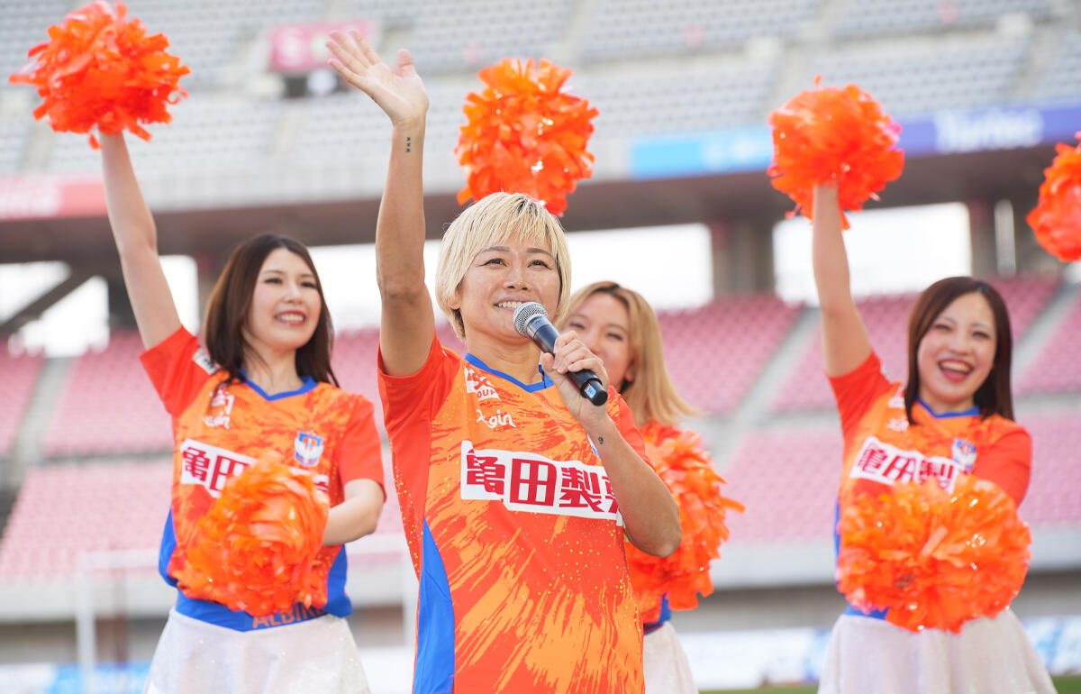 アルビレックス新潟レディースのMF川澄奈穂美