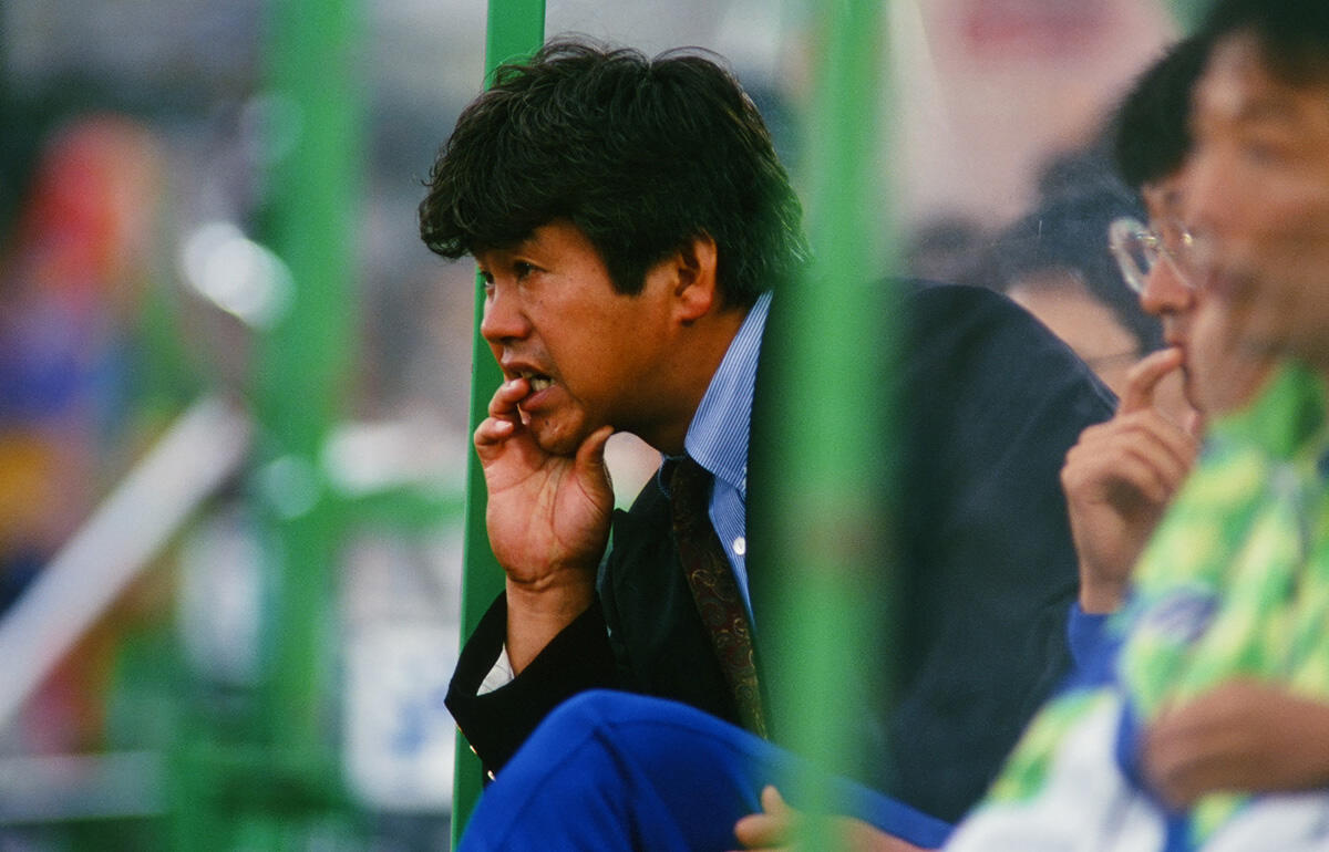 ベルマーレ平塚の指揮を執っていた植木繁晴氏