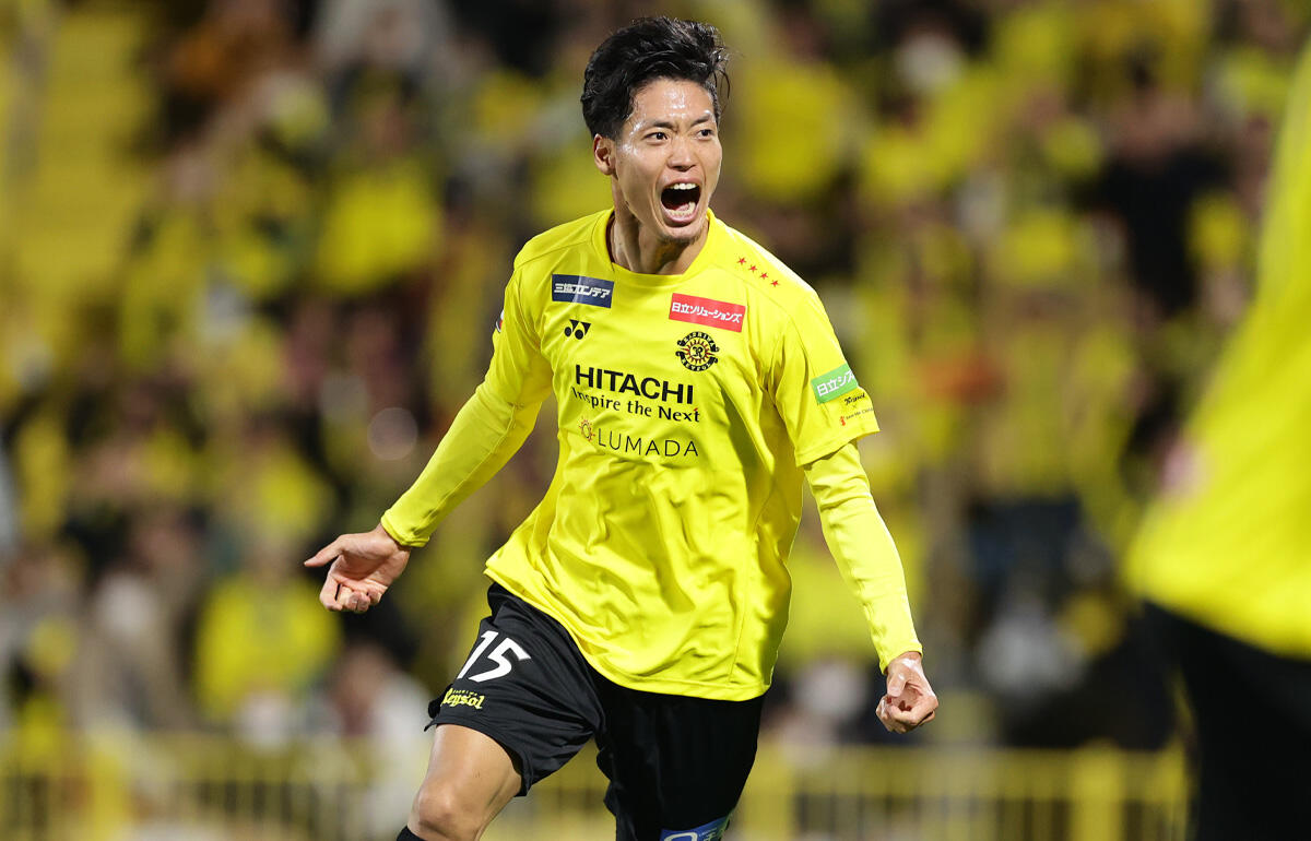 決勝点をマークした柏レイソルのFW木下康介