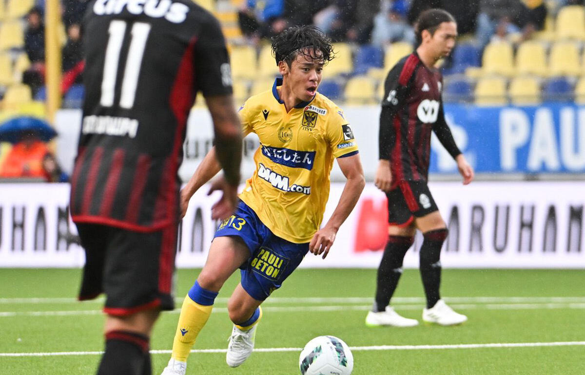 2得点に絡んだシント＝トロイデンのMF伊藤涼太郎