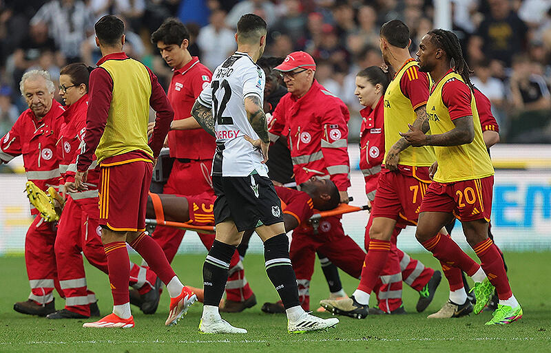 意識はあったものの検査のため緊急搬送となったエンディカ