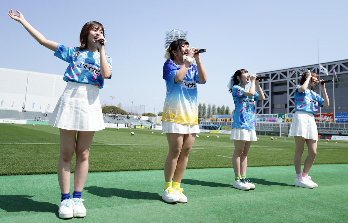 マイナビ仙台レディース公式応援アイドルの「Tan.San.Sui.」