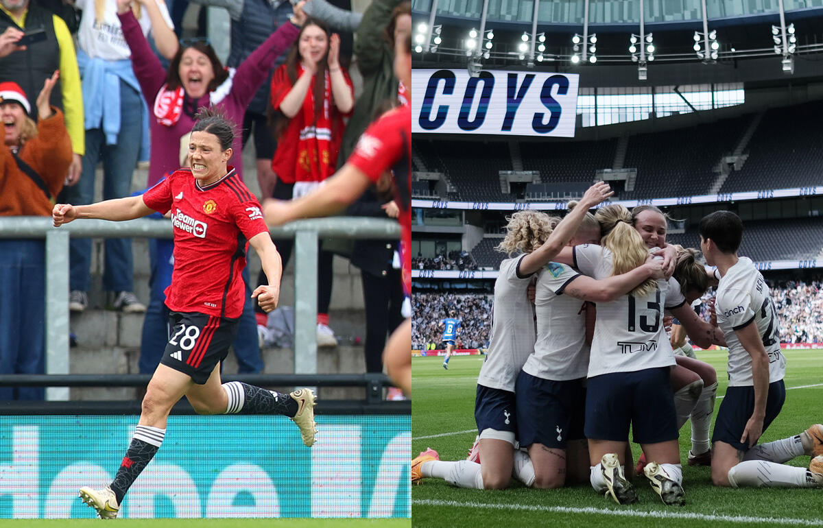 決勝進出を決めたマンチェスター・ユナイテッドとトッテナム