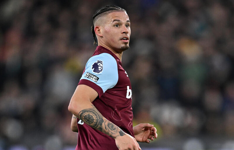 ウェストハムでプレーするカルヴァン・フィリップス。