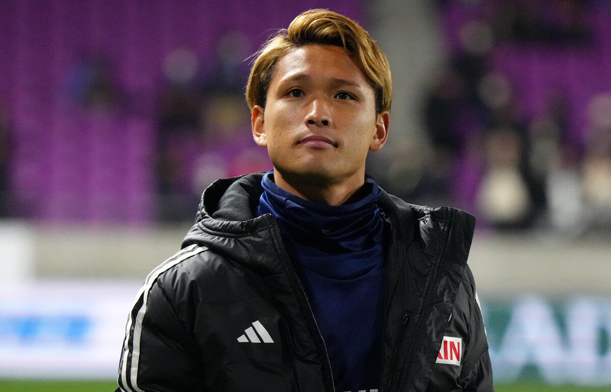 先制ゴールを決めた松木玖生