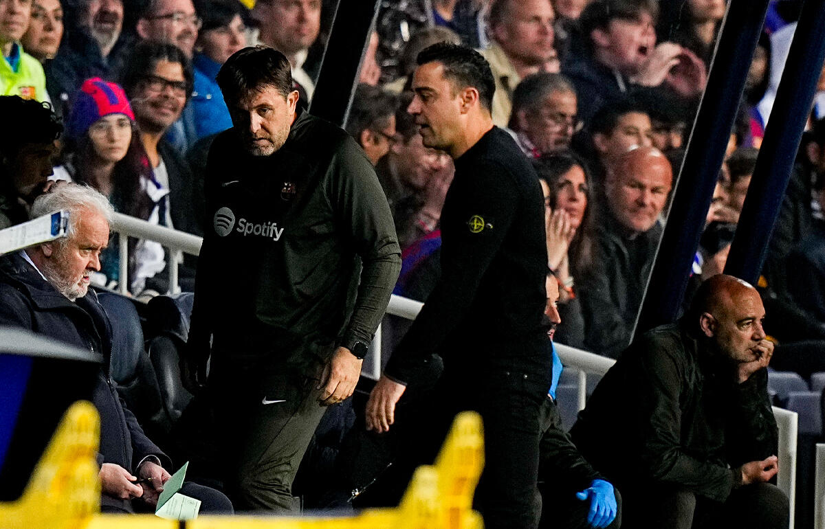 逆転で敗退となったチャビ・エルナンデス監督