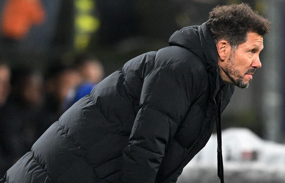 逆転に次ぐ逆転で敗退となったシメオネ監督