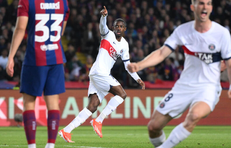 躍動のデンベレ。