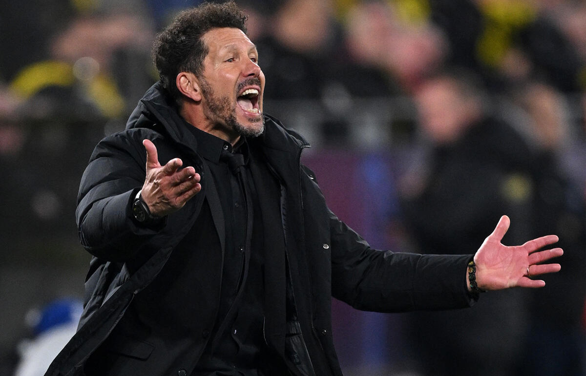 敗退にショックのシメオネ