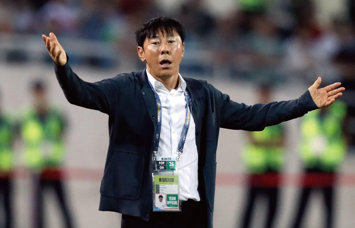 U-23インドネシア代表のシン・テヨン監督(A代表と兼任)