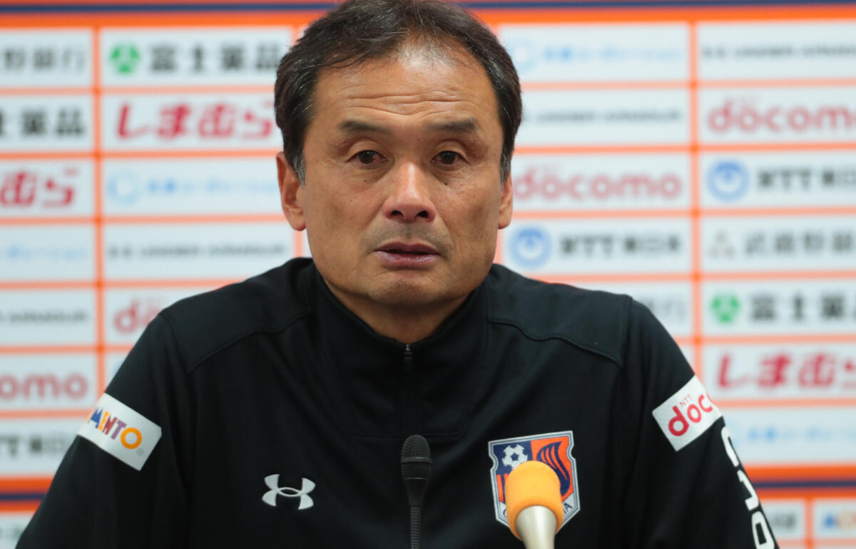 J1の名古屋相手に敗れた大宮・長澤徹監督