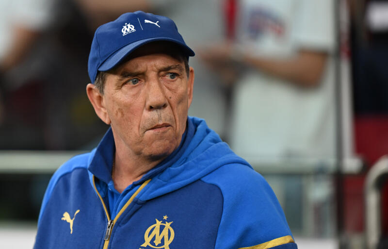 マルセイユを率いるガセ監督。