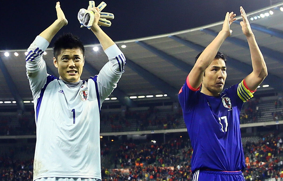 日本代表を支えた川島永嗣(左)と長谷部誠