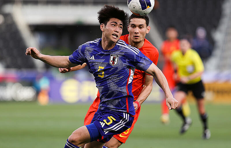 先制点を決めた木村誠二(写真はU-23中国戦)