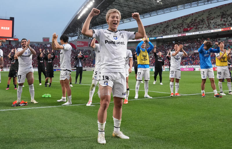 浦和撃破の決勝ゴールをマークした坂本一彩。