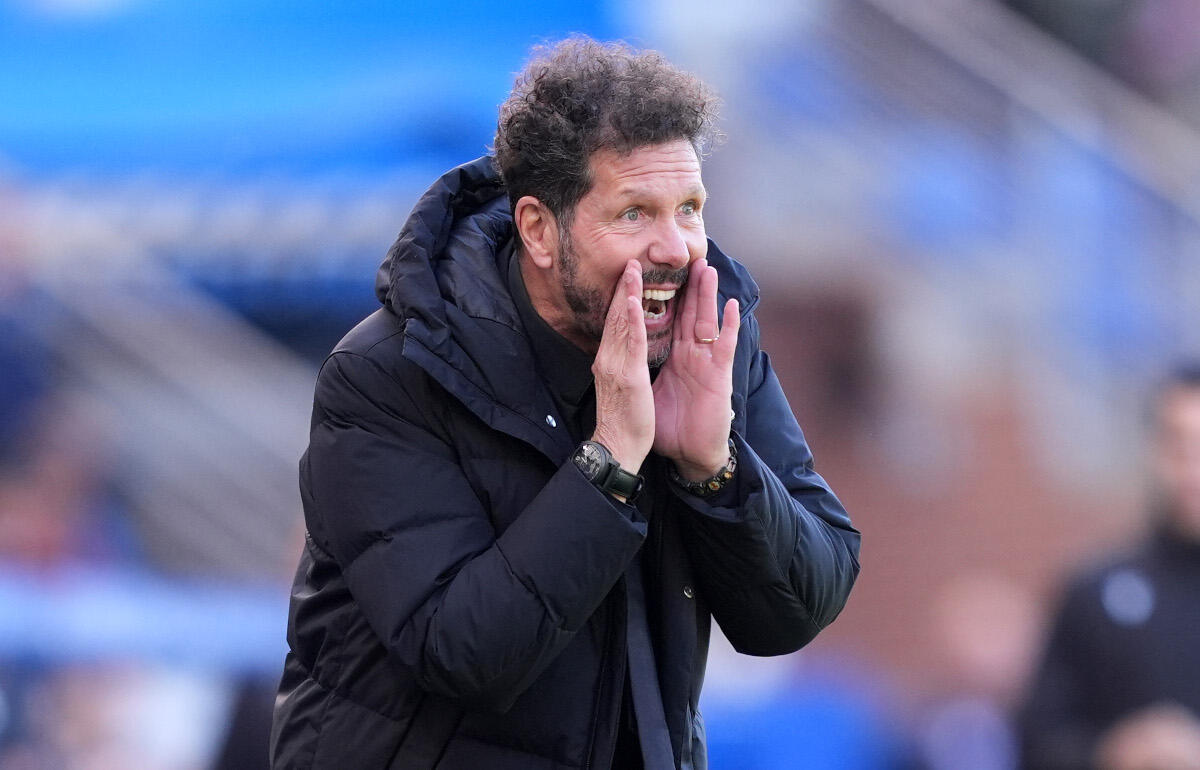 公式戦連敗を喫したシメオネ監督