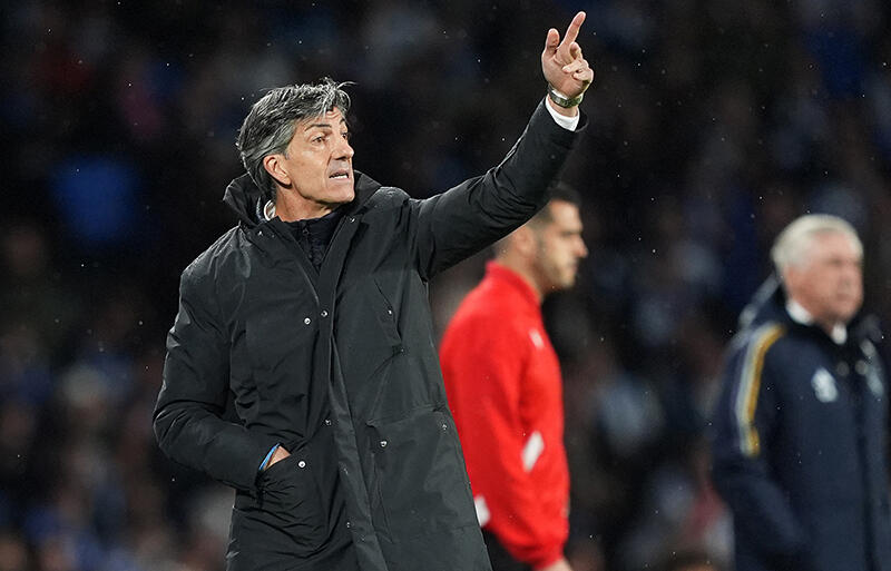 イマノル・アルグアシル監督が敗戦を悔やむ