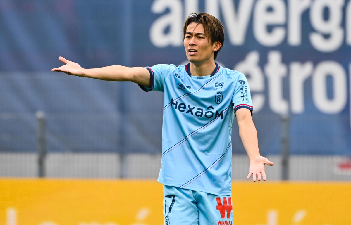 今季のリーグ・アン4点目を決めた中村敬斗